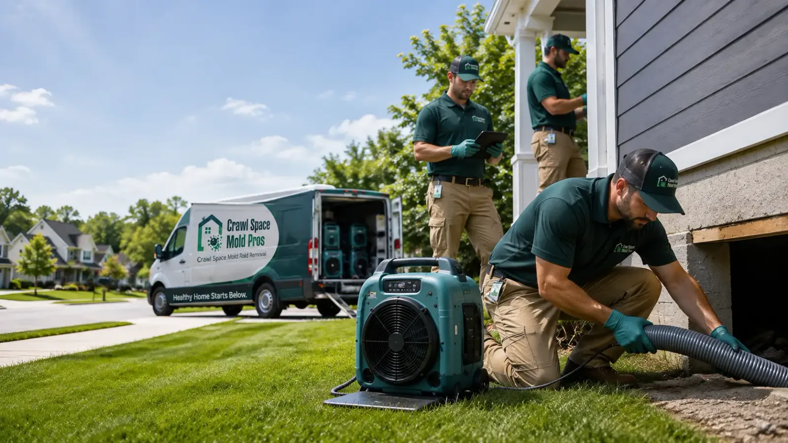 Crawl Space Mold Removal in Lacon, IL
